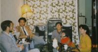 1988 - Chengdu - at home of  ChungSheng He who leter came to Montreal for a year (on the left group leader).jpg 6.2K